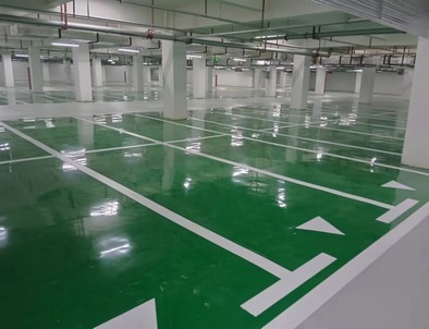 杭州杭州小区停车场标线